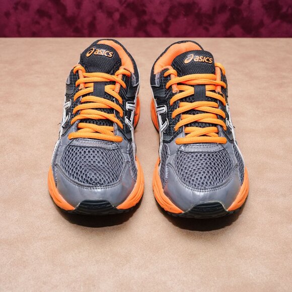 Asics Unisex Gel Contend 3 Orange Fabric Lace-up Running Sneakers W8 M5.5 - Picture 2 of 5